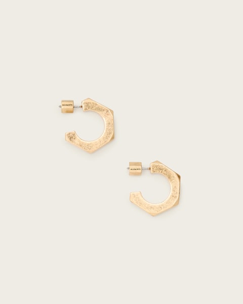Image for Kira Hex Hoop Earrings