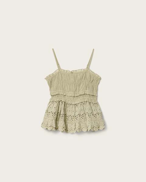 Camille Embroidered Lace Top