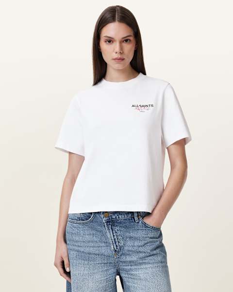 Image for Amore Lisa Boxy Crew Neck T-Shirt