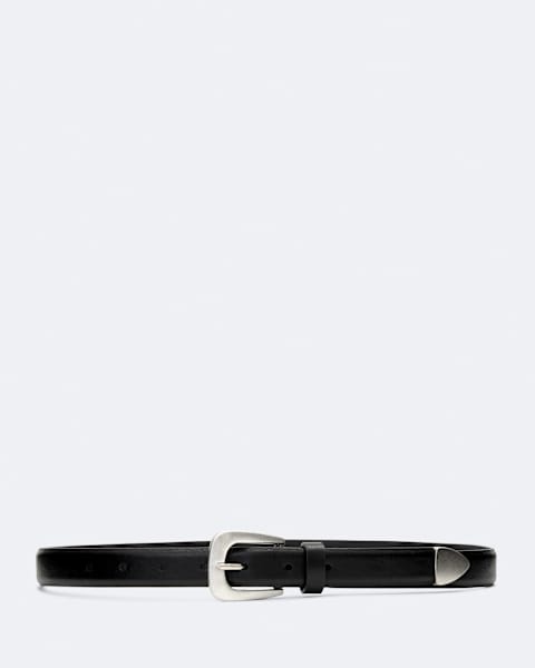 Romy Metal-Tipped Leather Belt