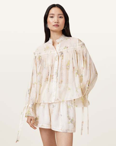 Image for Delphine Floral Print Shirt