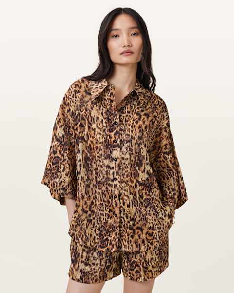 Image for Charli Leopard Print Shirt