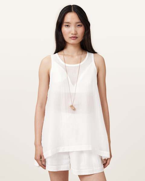 Image for Tysh Sheer Tank Top