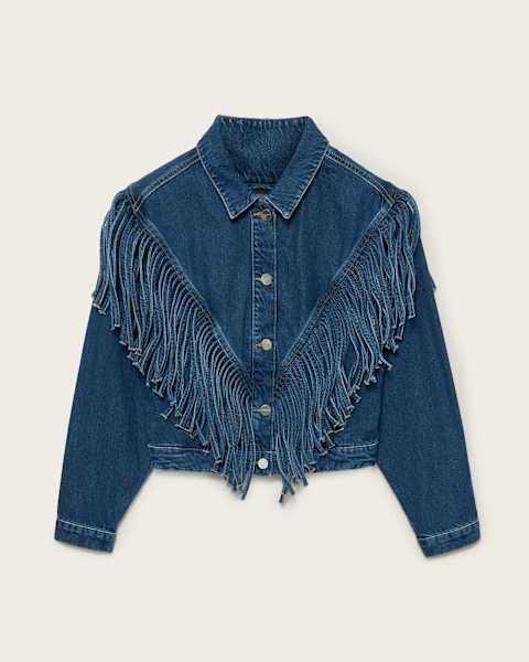 Marlene Westen Tassel Denim Jacket