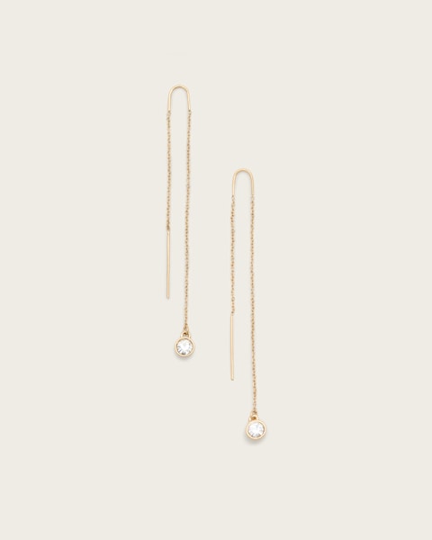 Image for Pippa Crystal Threader Earrings