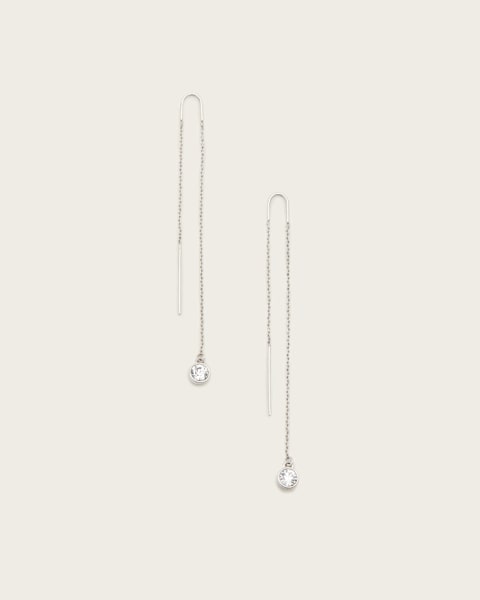 Image for Pippa Crystal Threader Earrings