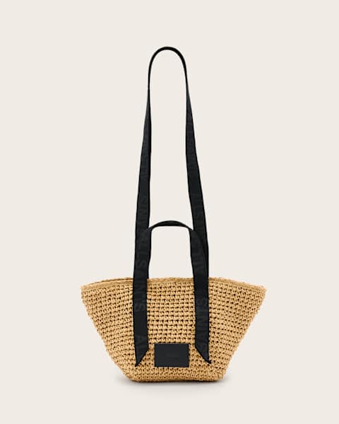 Image for Celayne Mini Straw Tote Bag