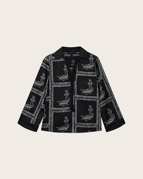 Lettie Pleated Long Sleeve Shirt