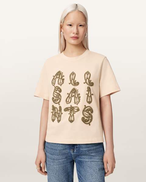 Ella Embroidered Lisa Boxy T-Shirt