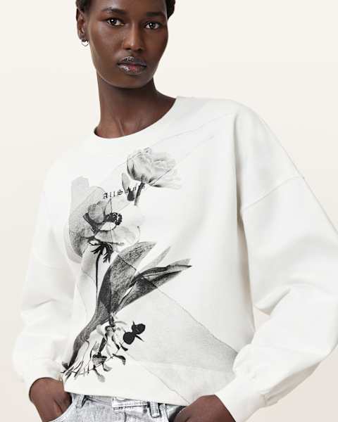 Image for Lyss Lila Graphic Cotton Sweatshirt