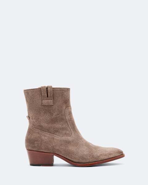 Jura Suede Zip-Up Dress Boots