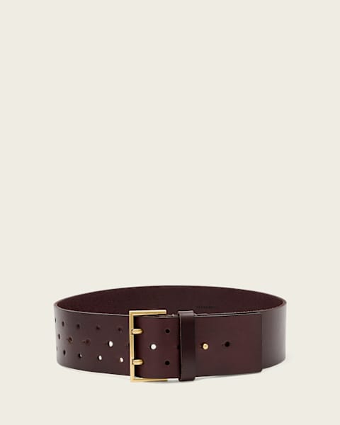 Lou Wide Leather Belt
