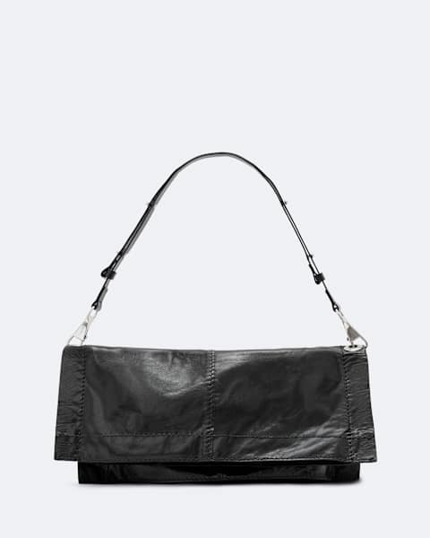Lutece Fold Leather Shoulder Bag