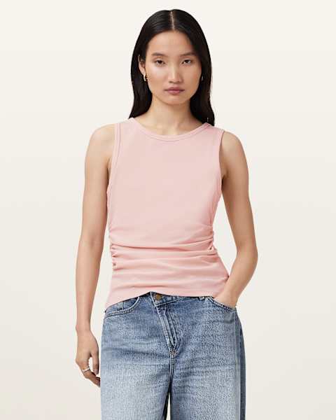 Image for Katarina Boat Neck Slim Fit Tank Top