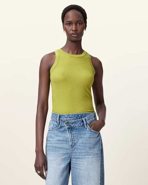 Image for Rina Crew Neck Sleeveless Tank Top