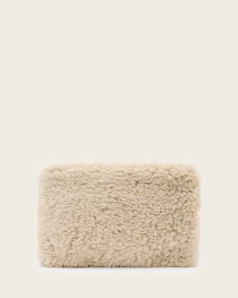 Bettina Shearling Clutch Bag