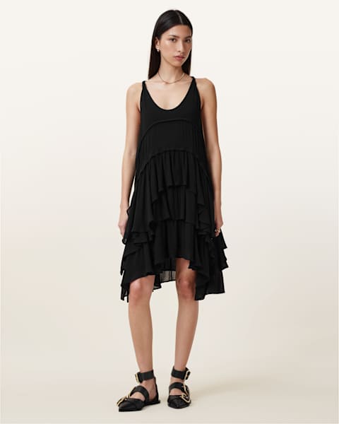 Image for Cavarly Ruffled Mini Dress
