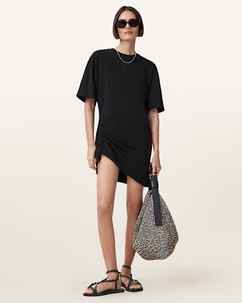 Image for Naenia Drawcord Mini T-Shirt Dress