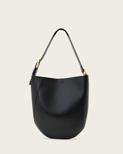 Luna Leather Hobo Shoulder Bag