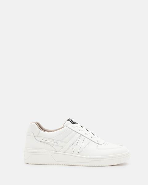 Vix Low Top Round Toe Leather Trainers