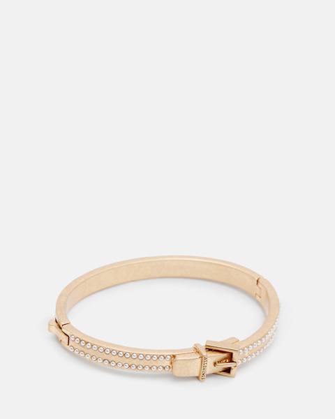 Brea Beaded Buckle Shape Bracelet