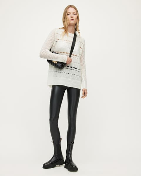 Image for Cora Leather Look High-Rise Leggings