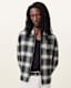 Ellis Checked Embroidered Zip Up Jacket