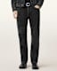 Reid Repair Distressed Straight Leg Jeans