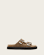 Randal Buckled Suede Sandals