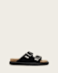Randal Buckled Suede Sandals