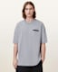 Redact Oversized Embroidered Logo T-Shirt