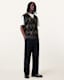 Adore Argyle Knitted V-Neck Tank Top