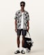 Warden Elastic Waist Ramskull Swimshorts