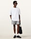 Warden Striped Seersucker Swim Shorts