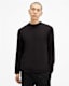 Nero Mock Neck Relaxed Fit T-Shirt