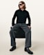 Statten Long Sleeve Ramskull Polo Jumper
