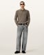 Statten Long Sleeve Ramskull Polo Jumper