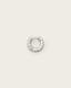 Python Sterling Silver Hoop Earring