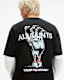 Undergang Oversized Graphic Printed T-Shirt