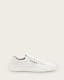 Underground Leather Low Top Trainers