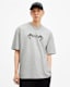 Angelic Oversized Gothic Logo T-Shirt