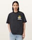 Cove Crayon Graphic Oversized T-Shirt