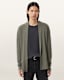 Mode Merino Wool Ramskull Open Cardigan