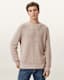 Aspen Waffle Texture Crew Neck Ramskull Jumper
