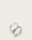 Eason Textured Sterling Silver Ring Set