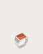 Aaron Sterling Silver Stone Ring