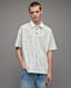 Ave Oversized Striped Polo Shirt