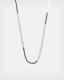 Brooks Sterling Silver Bead Necklace