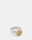 Heli Sterling Silver Stone Hexagon Ring