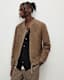 Dains Suede Bomber Jacket